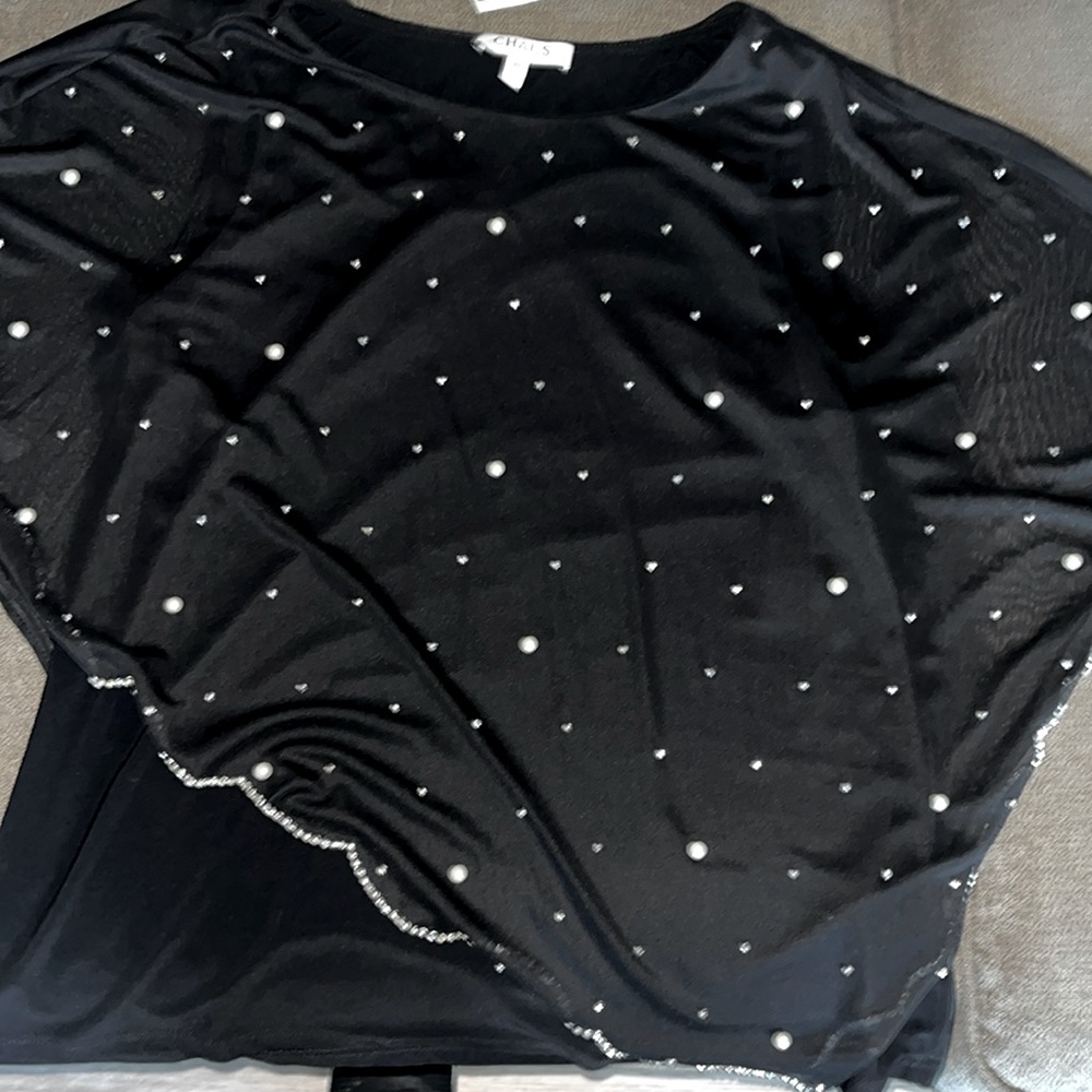 Chaus black dress shirt- never worn! $20!